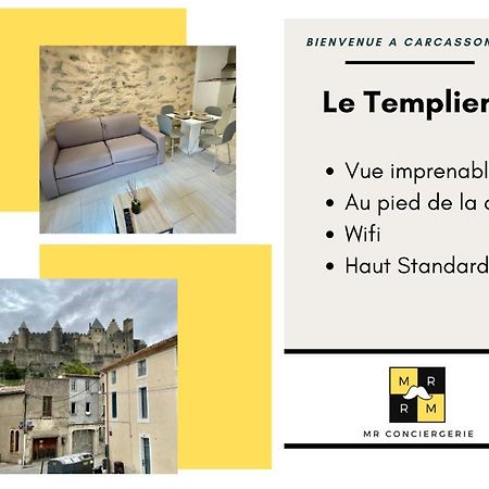 Le Templier Vue Cite Pied Cite Medievale Neuf 卡尔卡松 外观 照片