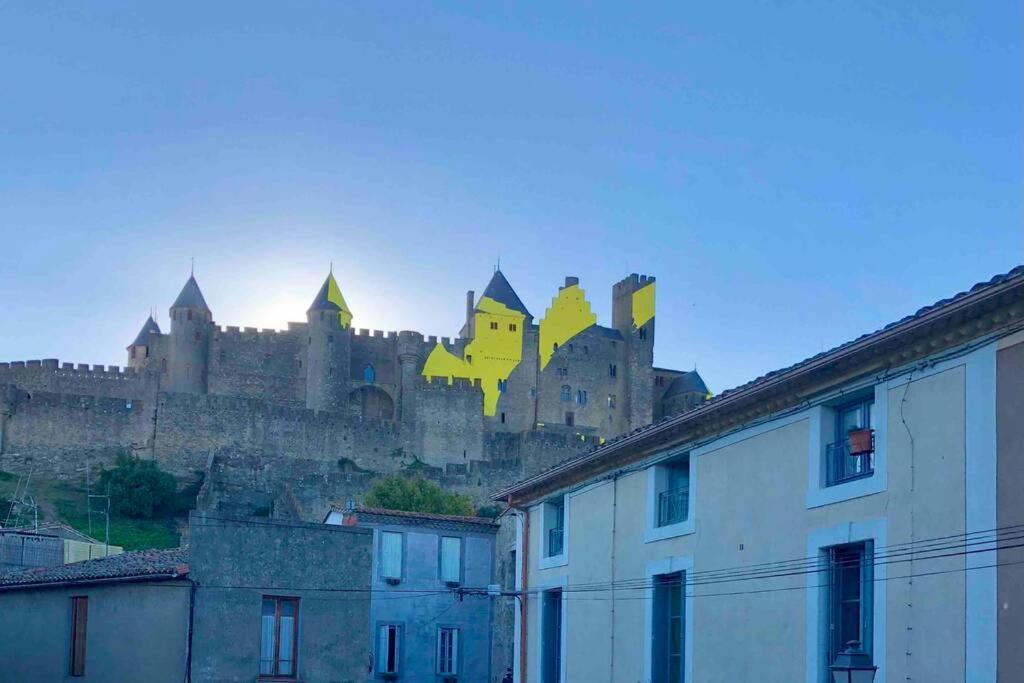 Le Templier Vue Cite Pied Cite Medievale Neuf 卡尔卡松 外观 照片